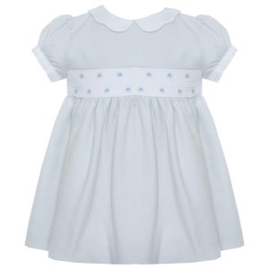 Baby doll dress in Melange Blue by Patachou