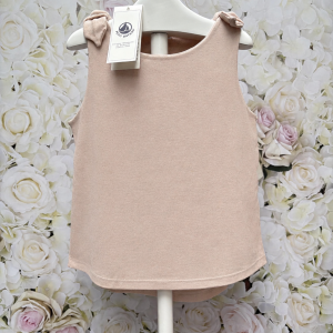 Pink Glitter Tank Top by Petit Bateau
